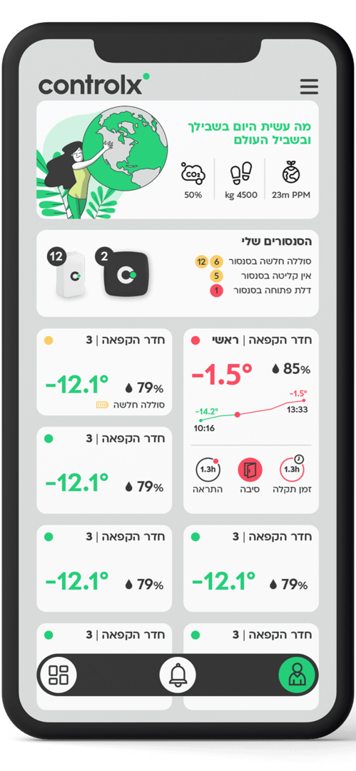 תמונה של אפליקציה של קונטרולאיקס